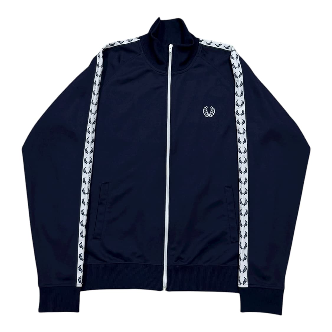 프레드페리 사이드라인 트랙탑 져지 자켓 네이비 L 상품이미지1