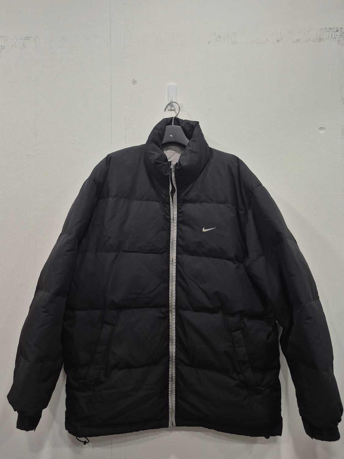 나이키 00년대 스우시 블랙 덕다운 뉴챔프 패딩 남성 110사이즈 상품이미지1