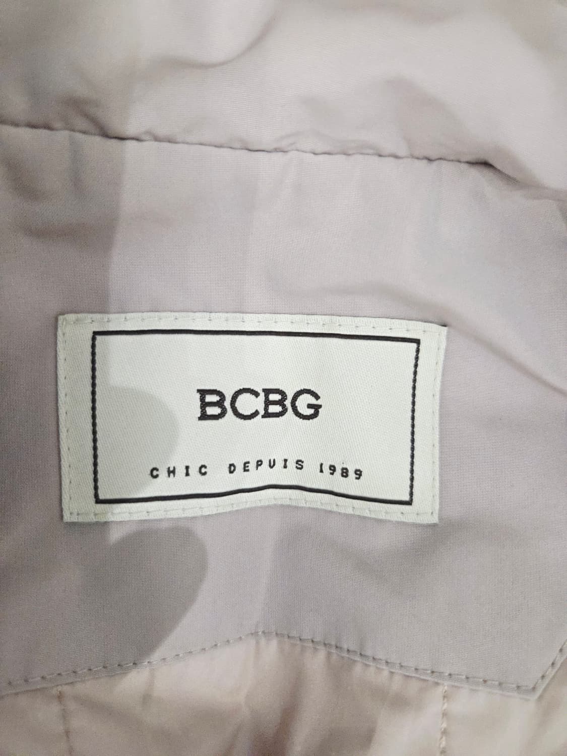 BCBG 스냅버튼 패딩 하프 코트 상품이미지7