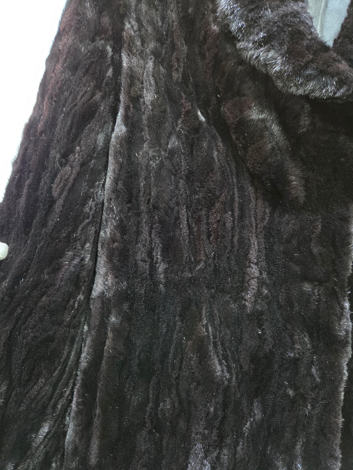 Remix 블랙 여성 밍크 코트 A라인 밍크코트 66 Y2K  상품이미지3