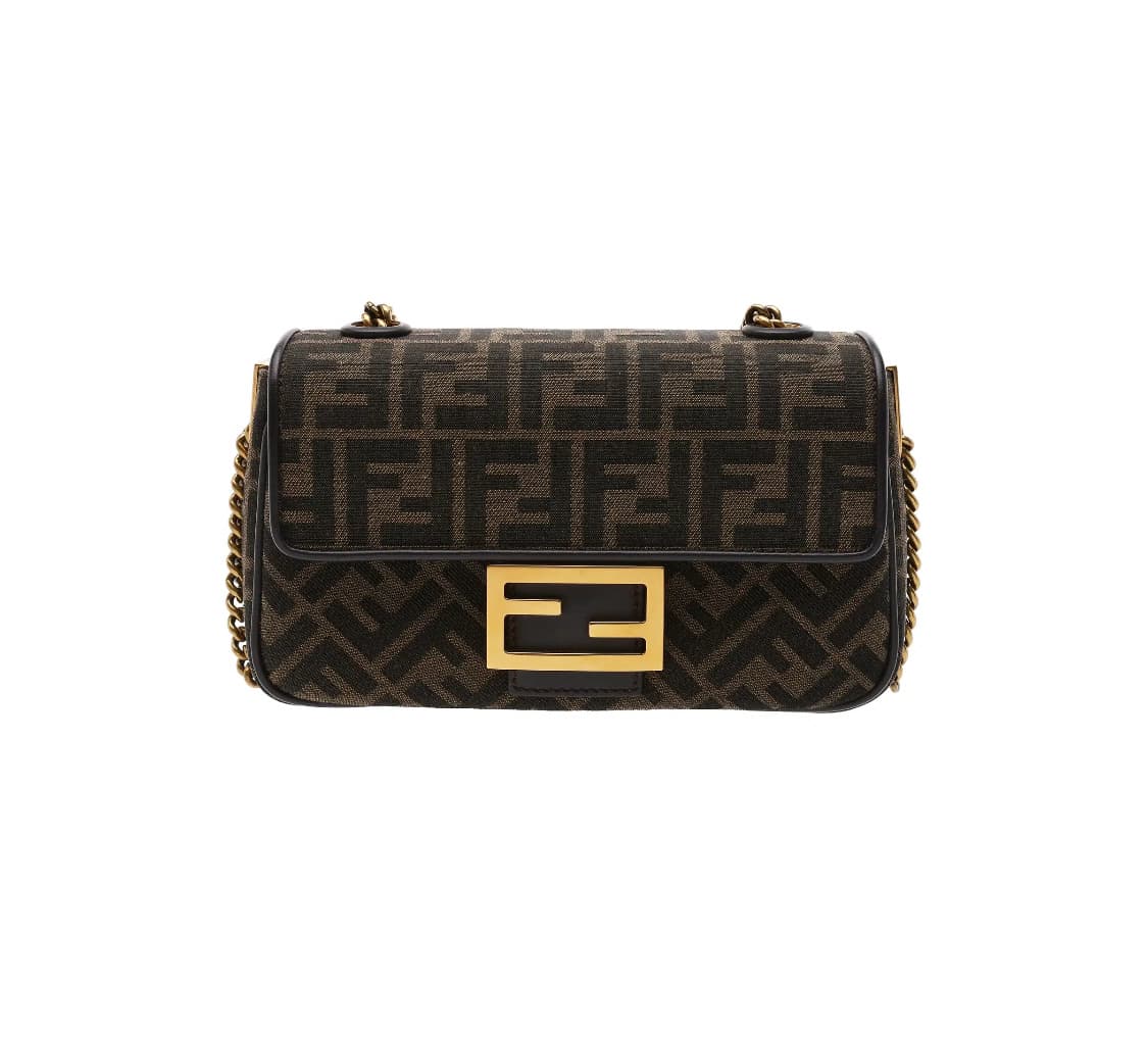 [S급] 펜디 바게트 FF 자카드 패브릭 미디 브라운 판매합니다!!! 상품이미지2