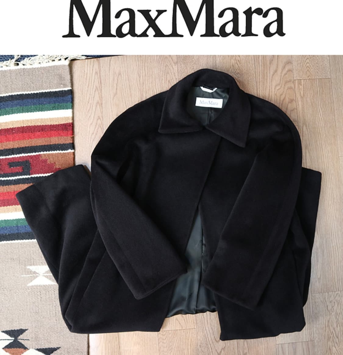 이태리 메이드 max mara 막스마라 울 90% 캐시미어 10% 롱코트 상품이미지1