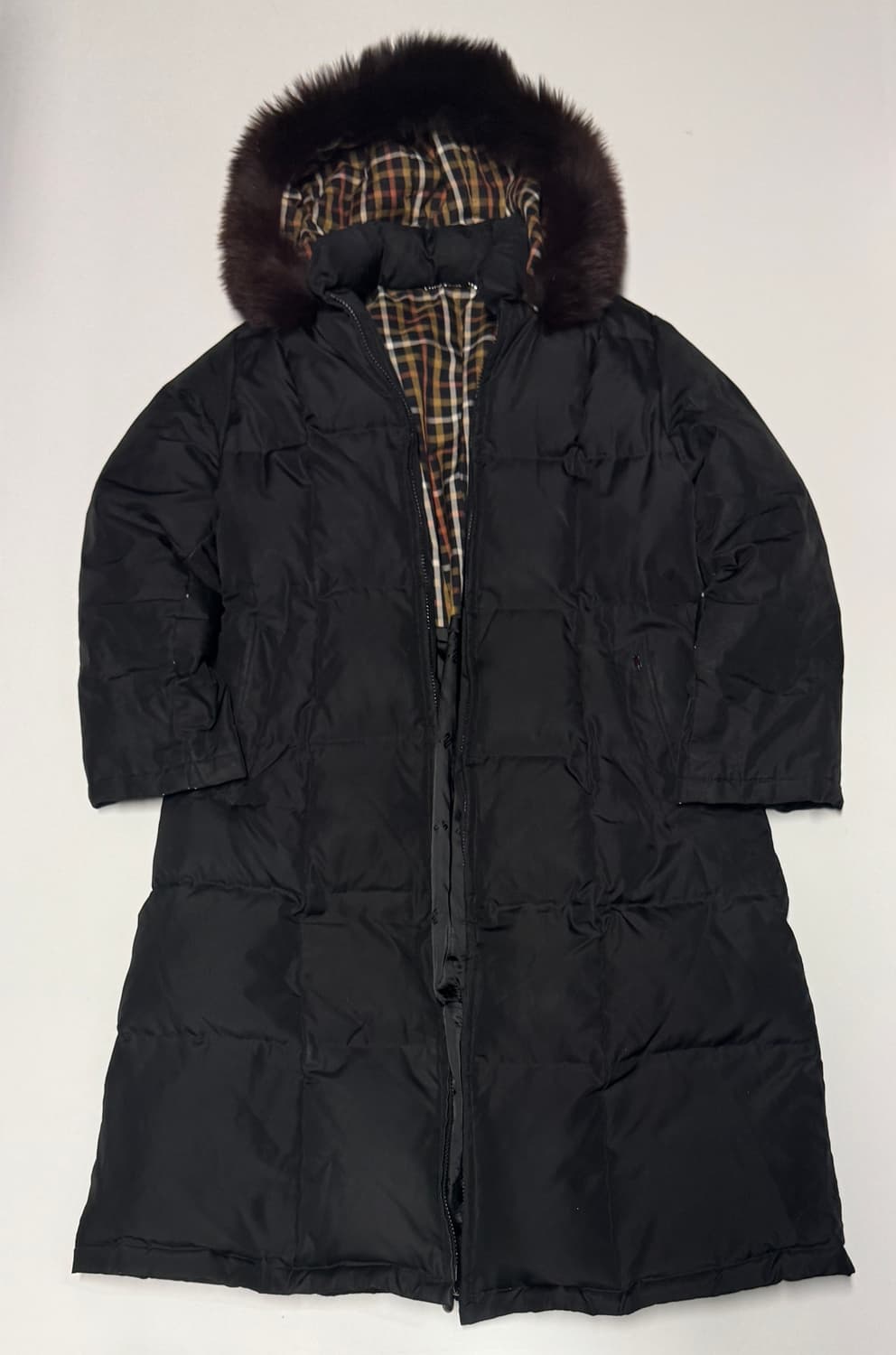 여성 닥스 daks 퍼 후드 롱 패딩 상품이미지1