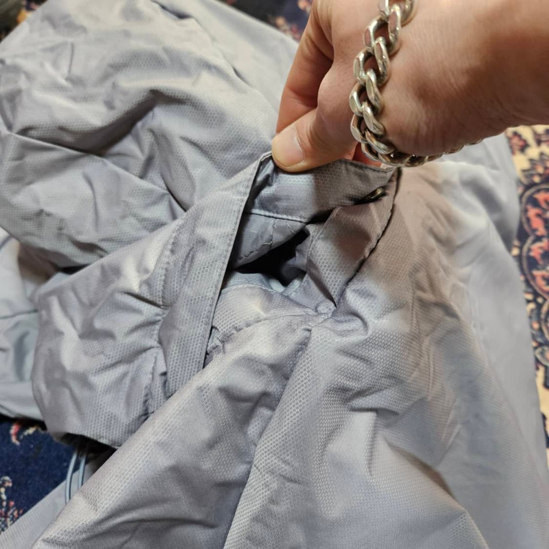 ZEROXPOSUR in USA 플리스 레이어드 누빔 패딩 바람막이  상품이미지8