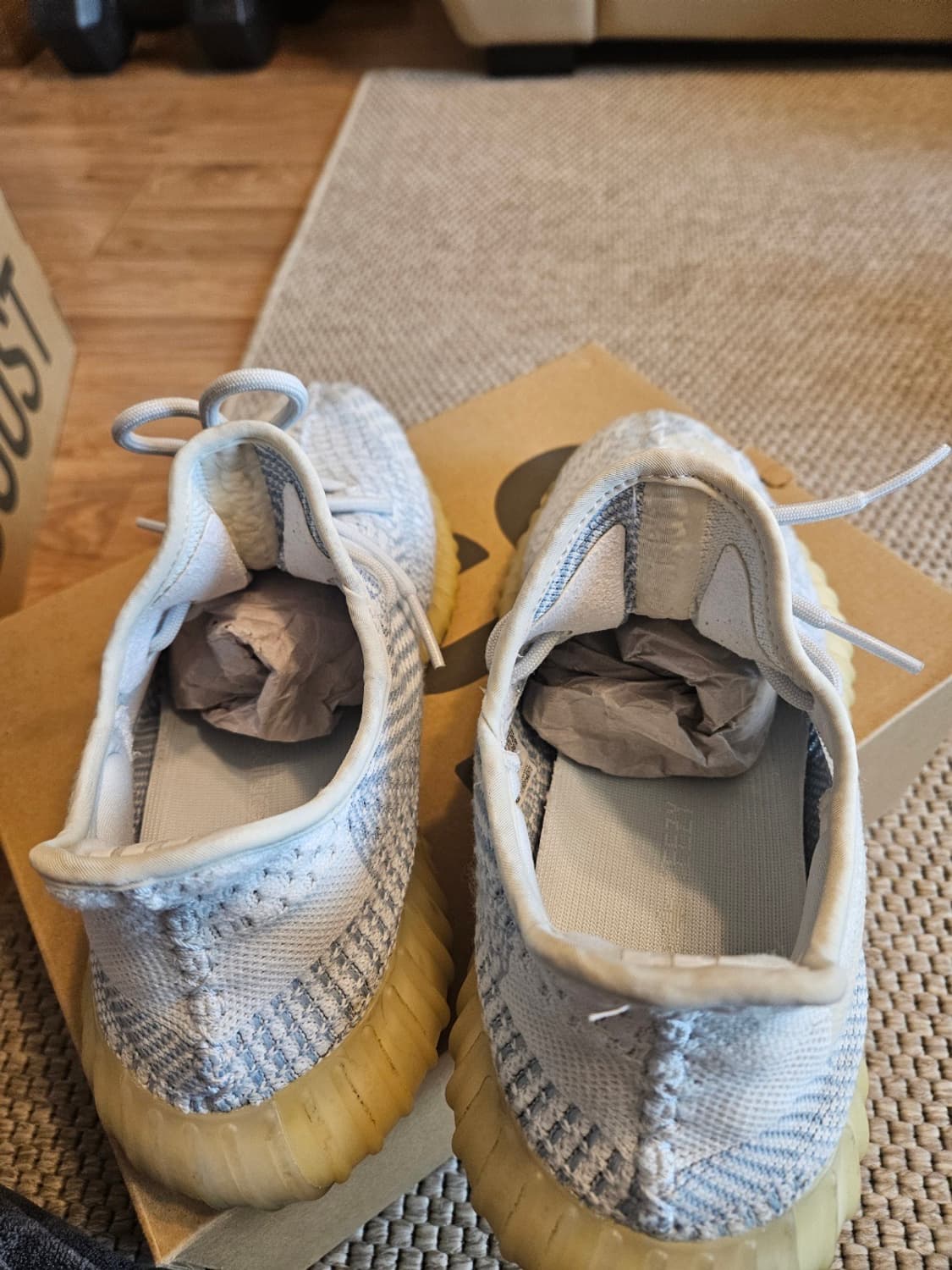 이지부스트 350 클라우드 화이트 270 상품이미지5