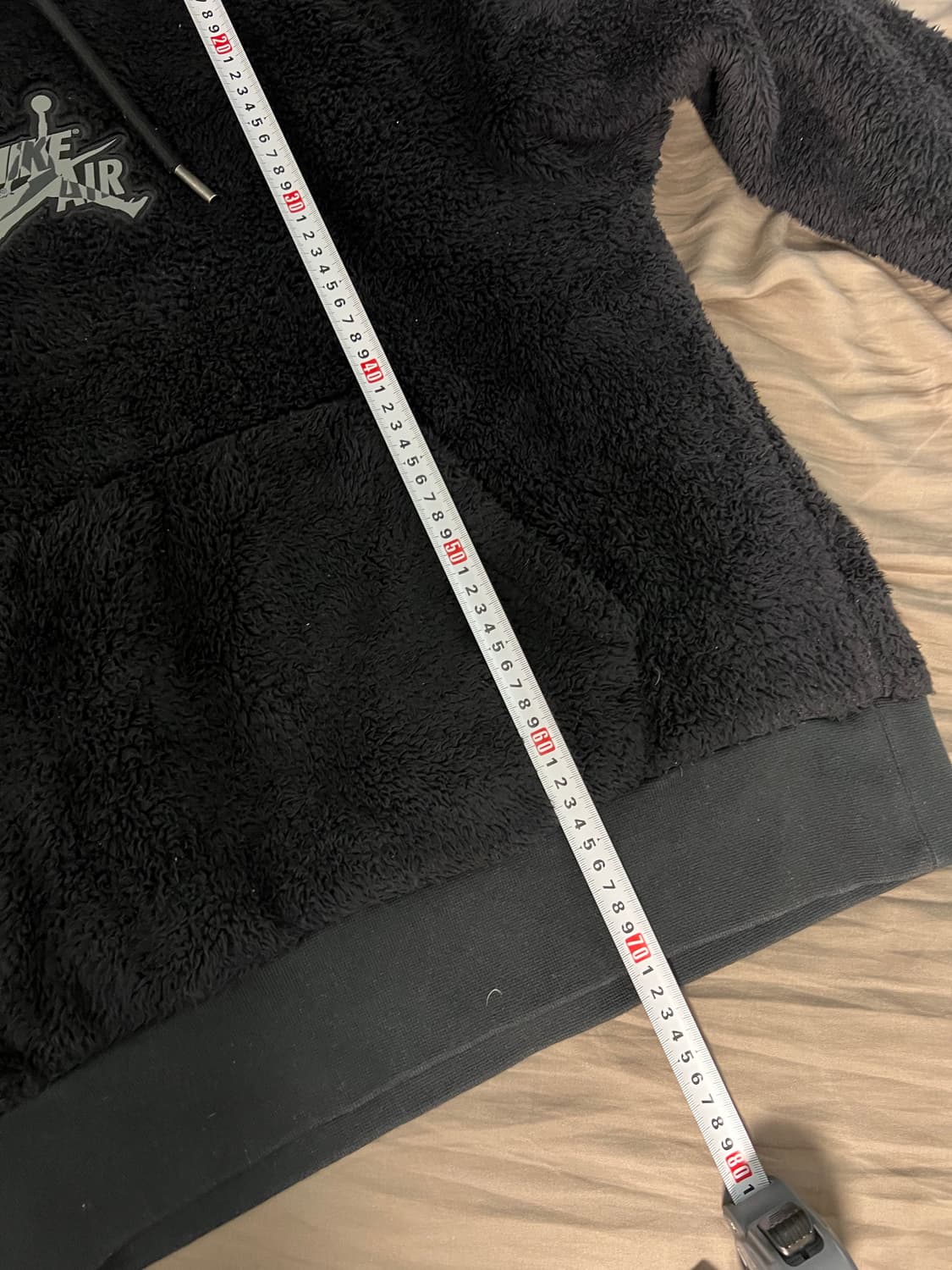 나이키 조던 후리스 후드 검정 M 상품이미지6