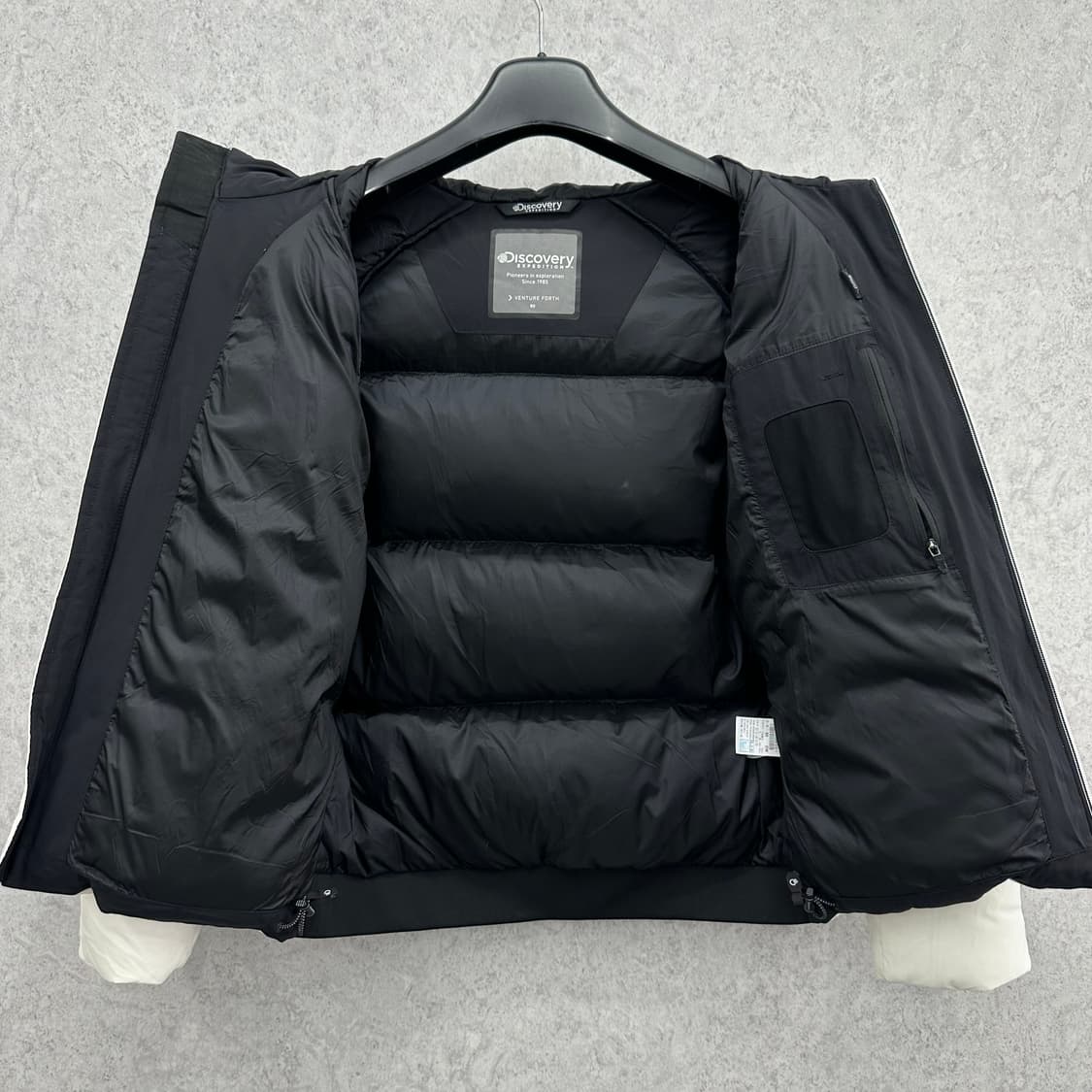90 디스커버리 여자 덕다운 숏패딩 상품이미지3