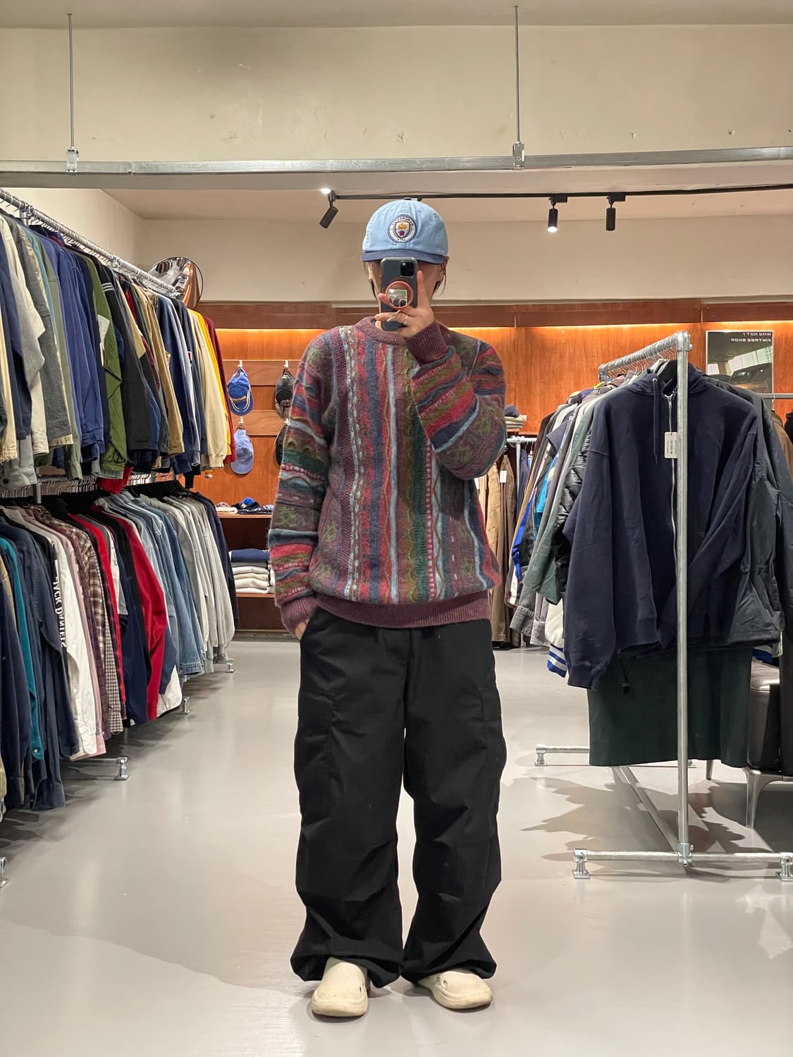 90's 빈티지 울 케이블 니트 상품이미지3