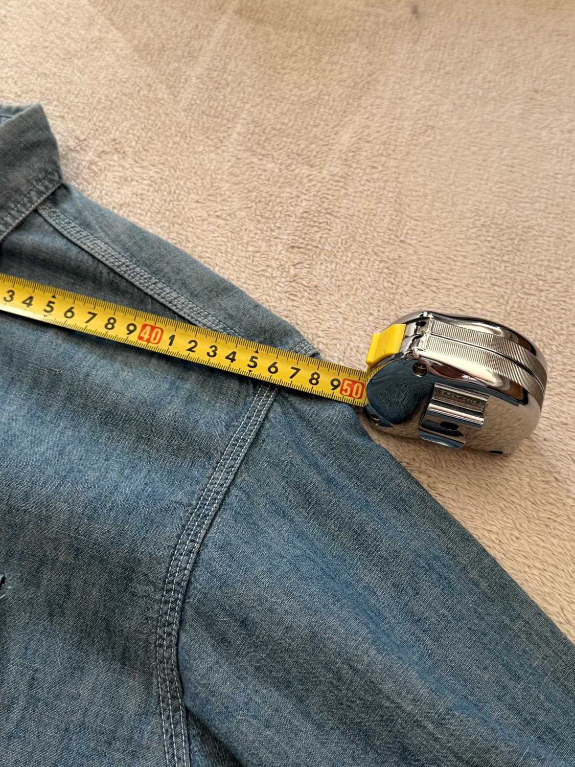 제너럴 리서치 1998 STYLE384 샴브레이 셔츠 상품이미지7