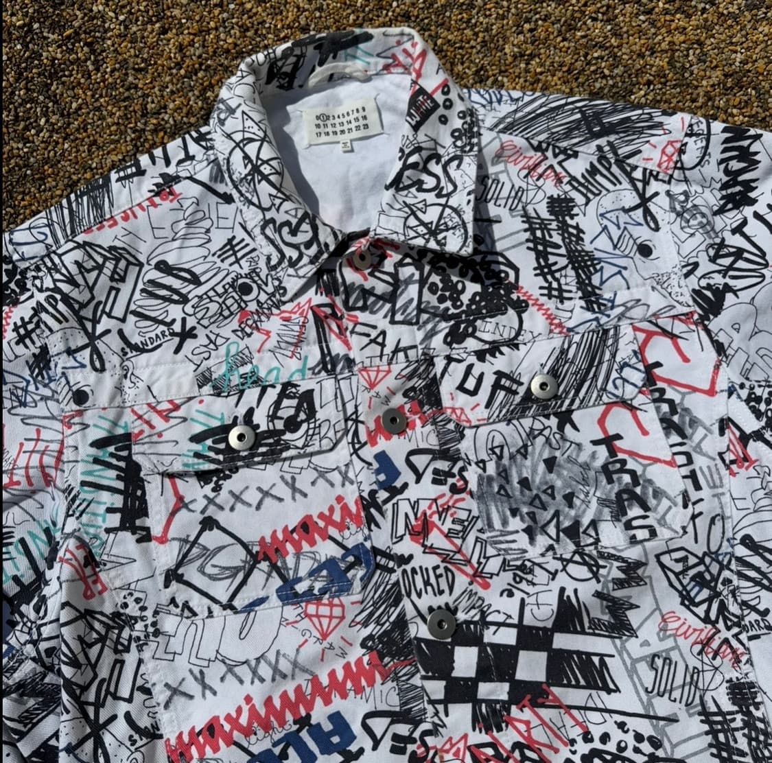 [XL] Masion Margiela 메종 마르지엘라 그래피티 데님자켓  상품이미지6