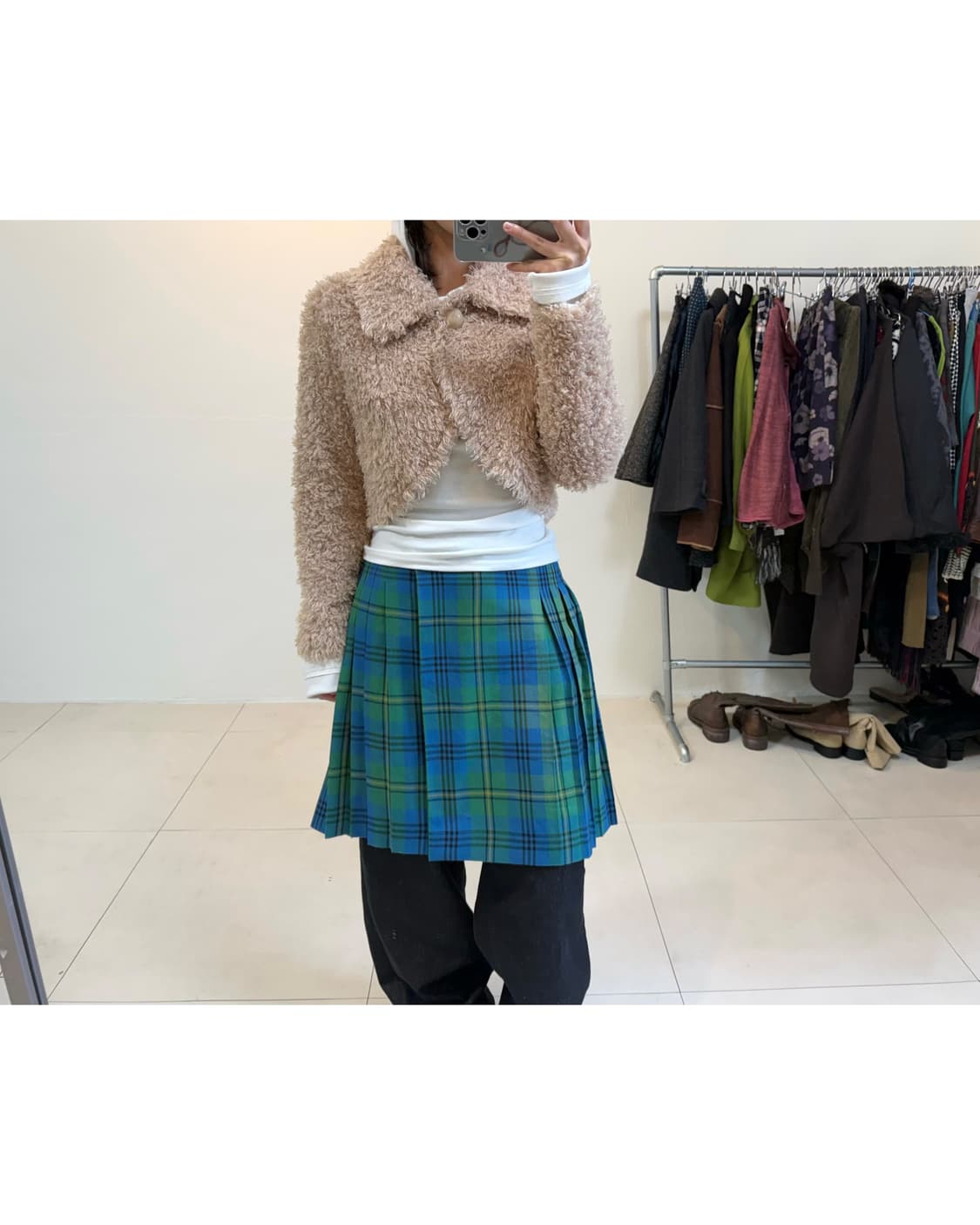 빈티지 부클 자켓 상품이미지2