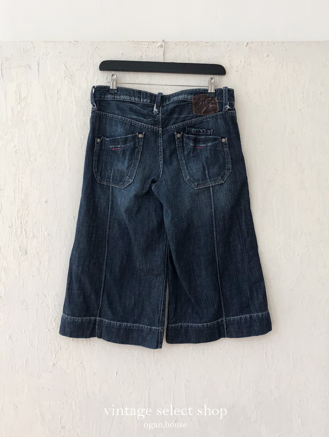 vintage button denim culotte pants 상품이미지5