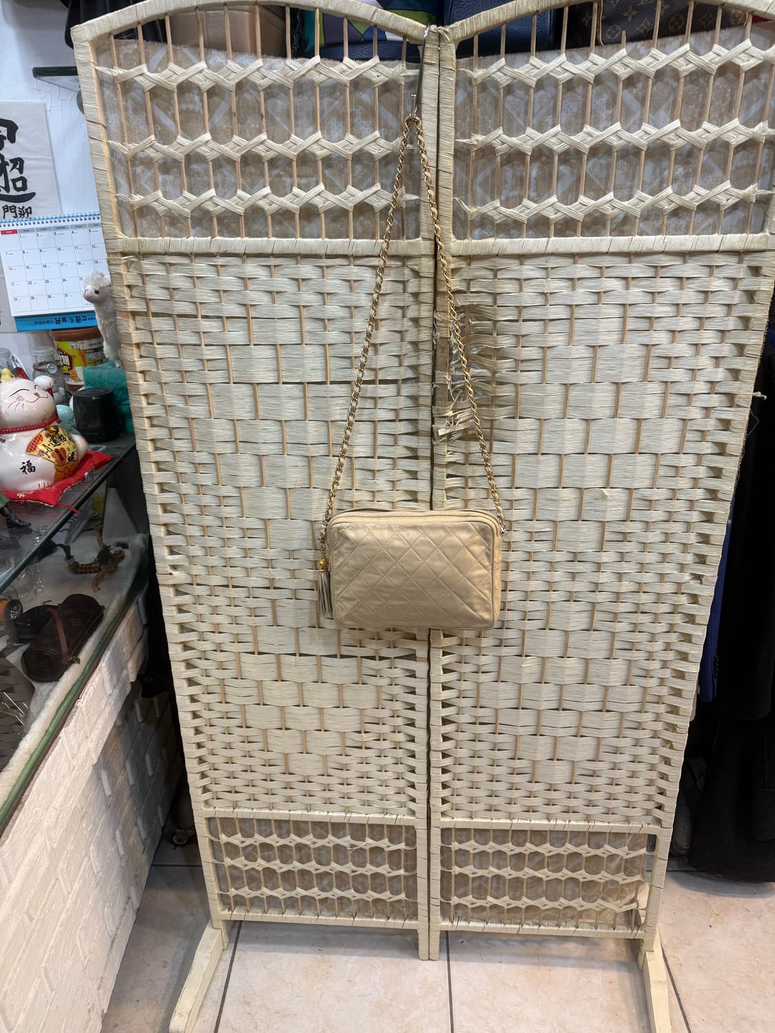 정품 샤넬 램스킨 퀄팅 체인크로스백 팝니다 상품이미지1