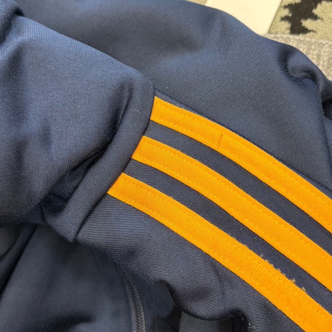 100 아디다스 파이어버드 네이비 오렌지라인 트랙탑 상품이미지6