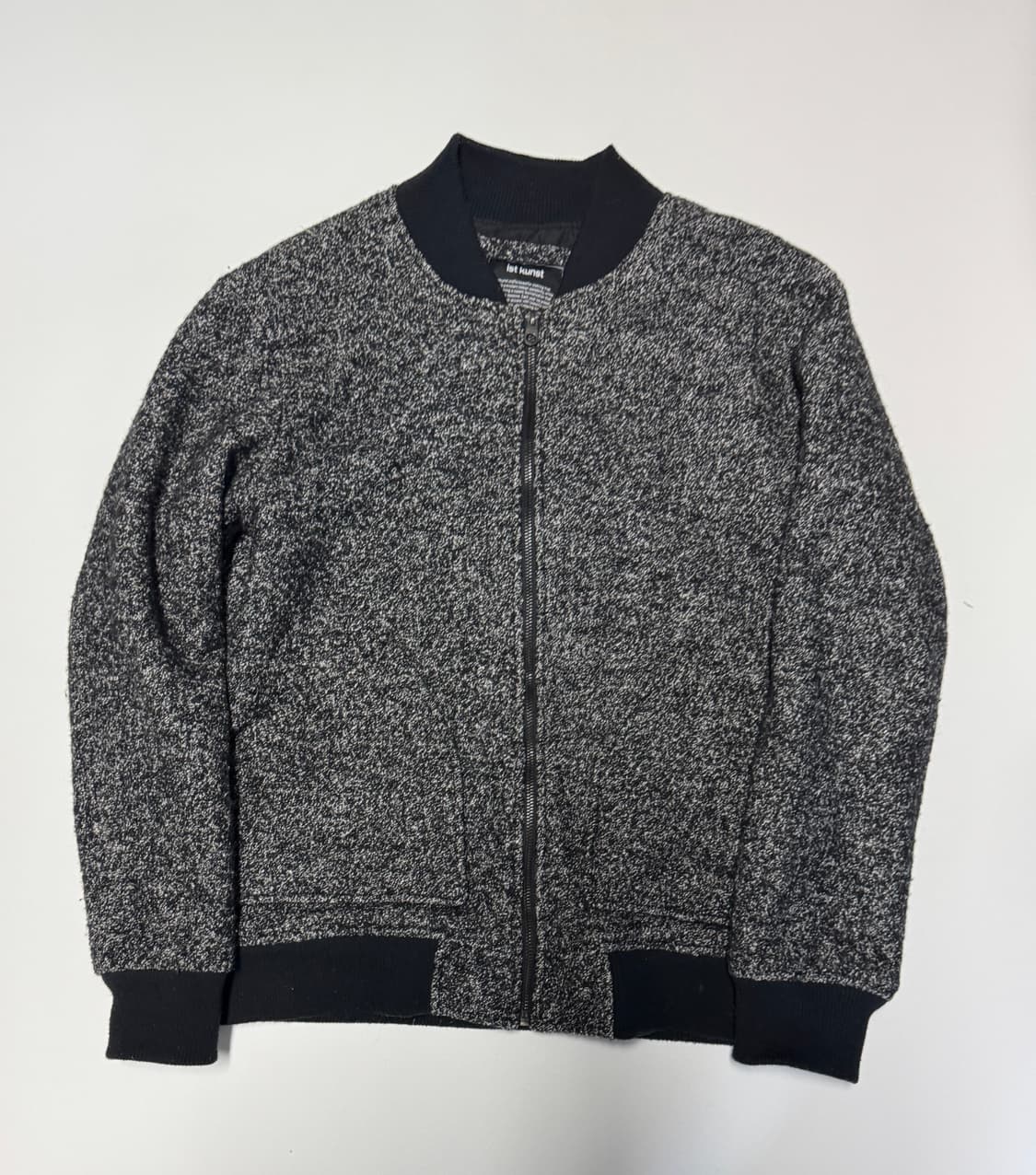 이스트쿤스트 미니멀 보카시 부클 블루종 자켓 L~XL 상품이미지1