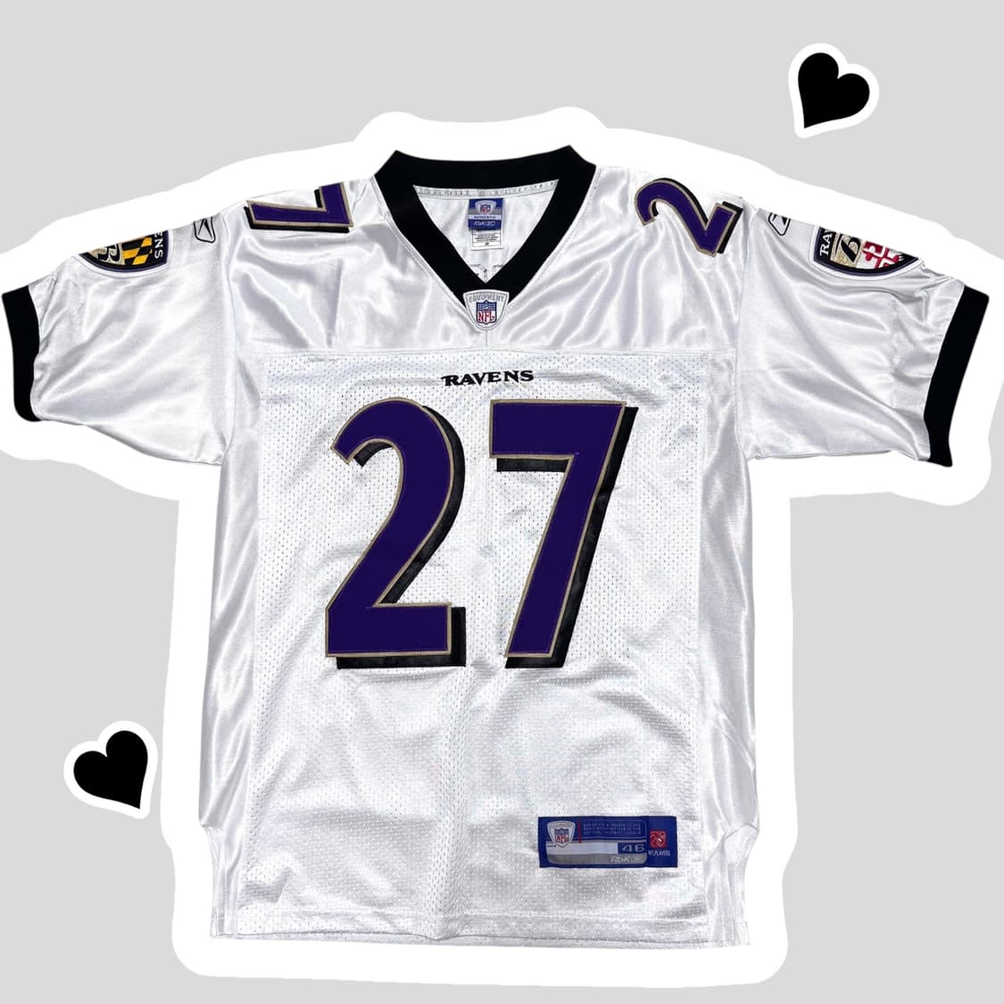 리복 NFL 볼티모어 레이븐스 유니폼 럭비티 상품이미지1
