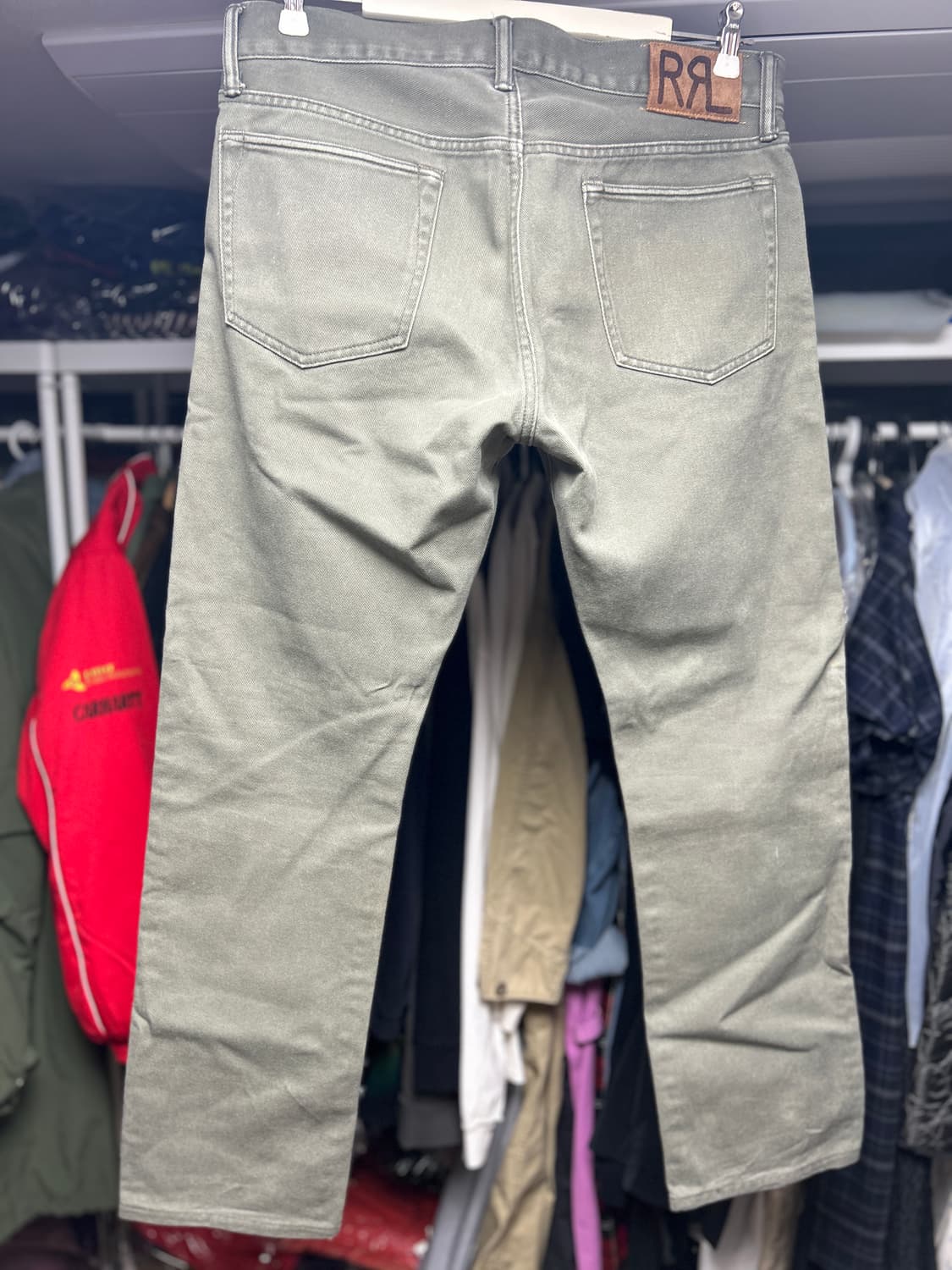 RRL 올리브 헤비코튼 불 데님 34 상품이미지1