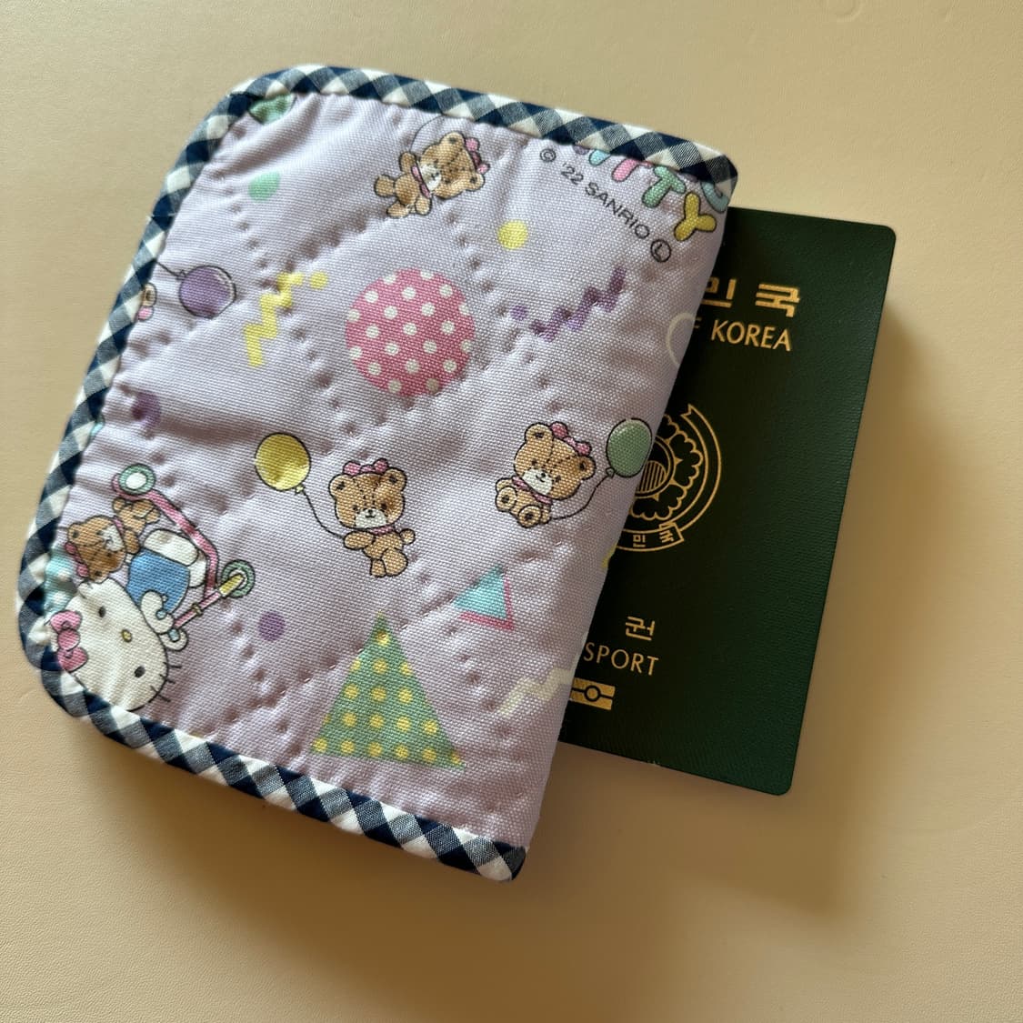 키티 여권파우치 / 다이어리 파우치 / 핸드메이드 상품이미지10