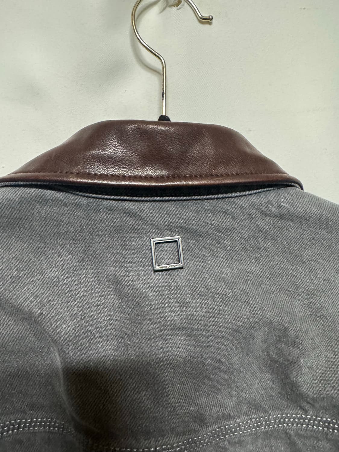 46 우영미 그레이 다잉 데님 셔츠 상품이미지7