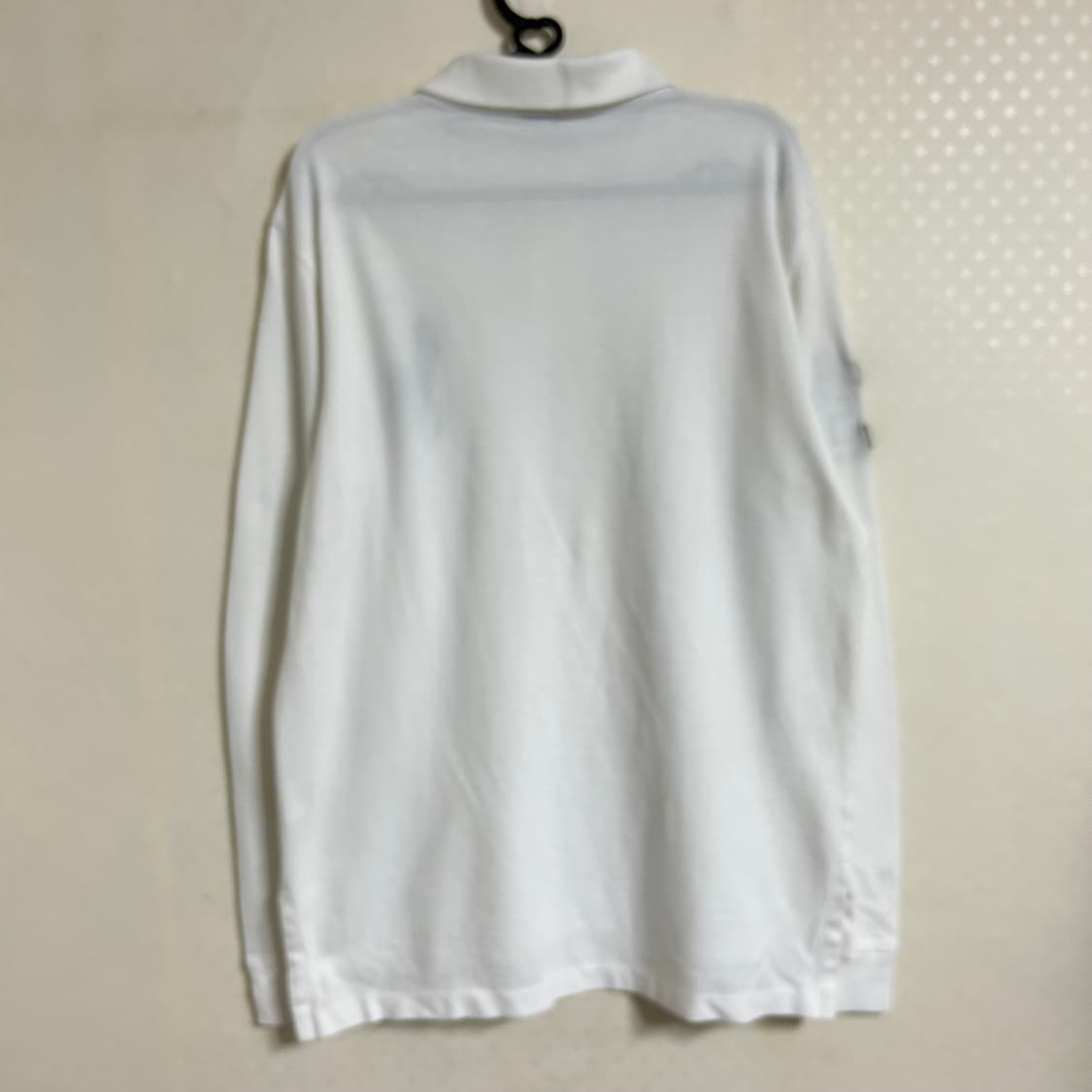 폴로 랄프로렌 신형 빅포니 치프키프 넘버 로고 긴팔 카라 티셔츠 화이트  상품이미지6