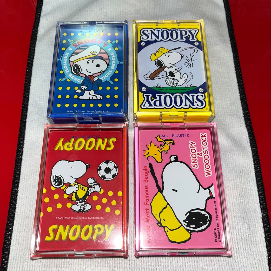 레트로 희귀 미개봉) 산리오 스누피 플레잉카드 트럼프카드 상품이미지1