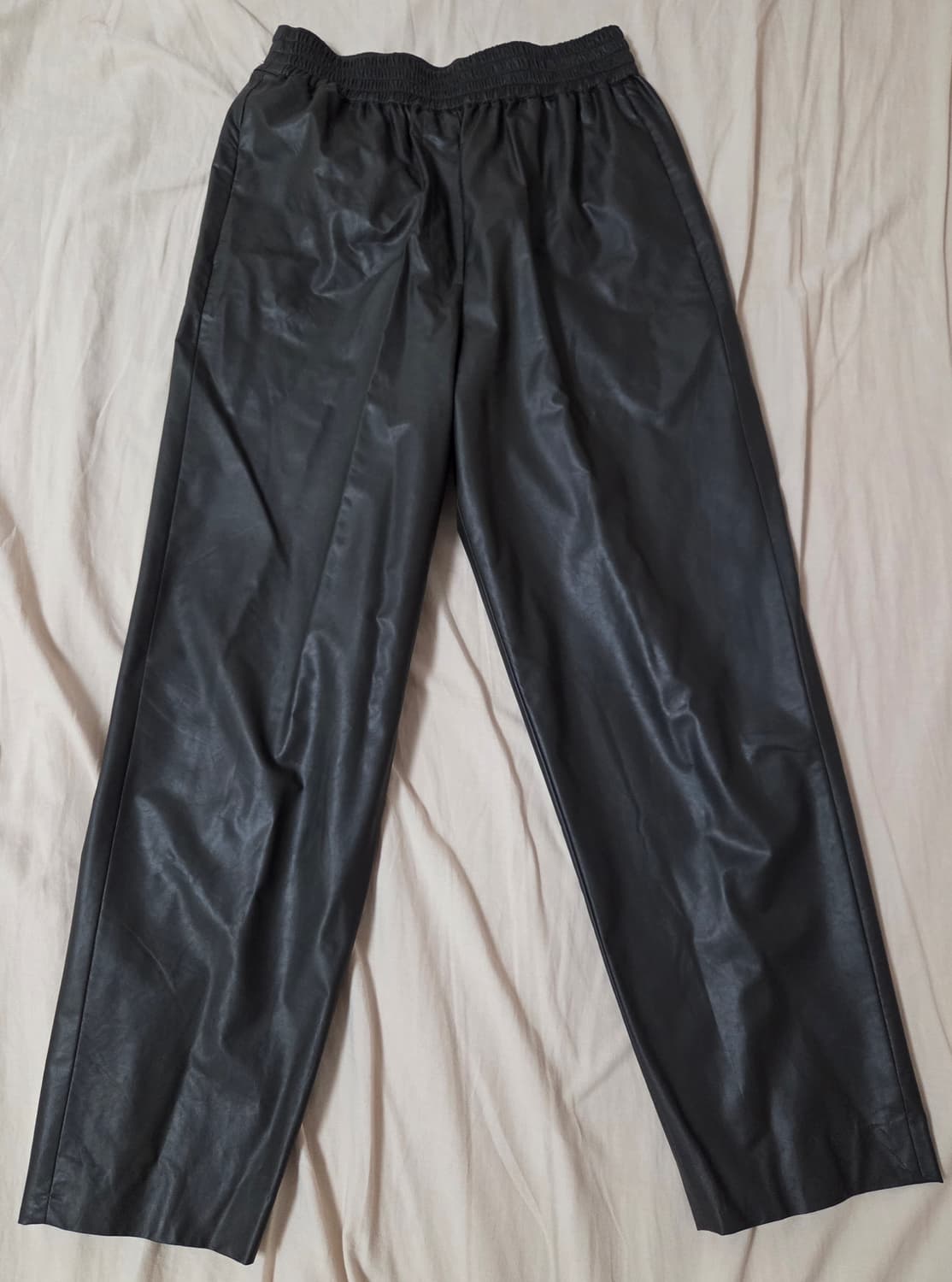 한섬 더스토어 가죽 팬츠 상품이미지1