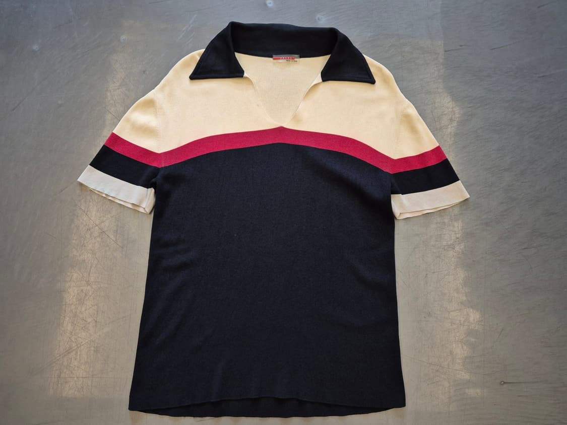 00s PRADA SPORT 오픈카라 니트 상품이미지2