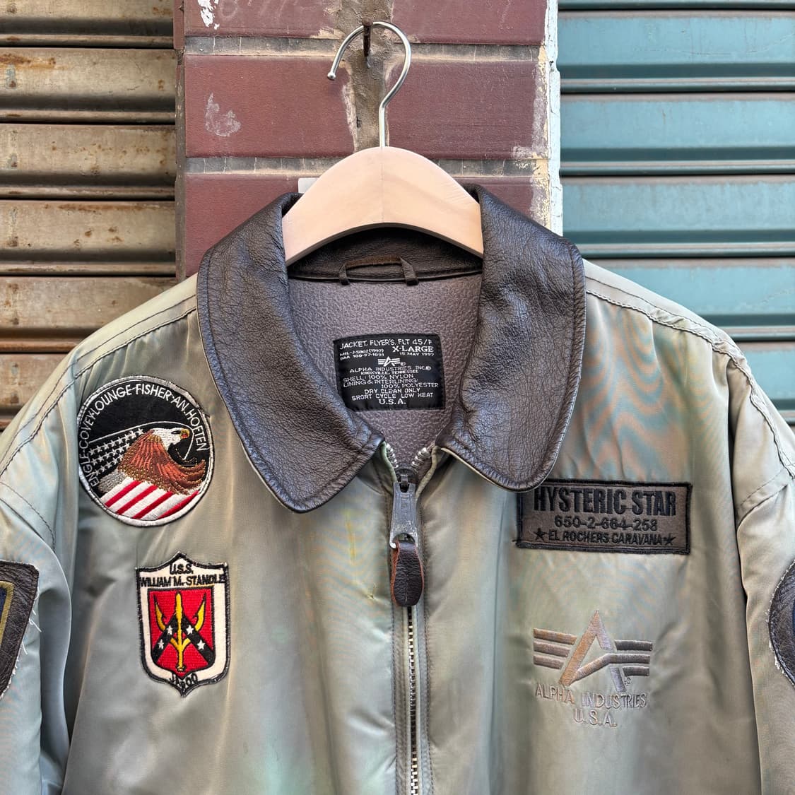 90s 알파인더스트리 FLT 45/F 플라이어 자켓 상품이미지3