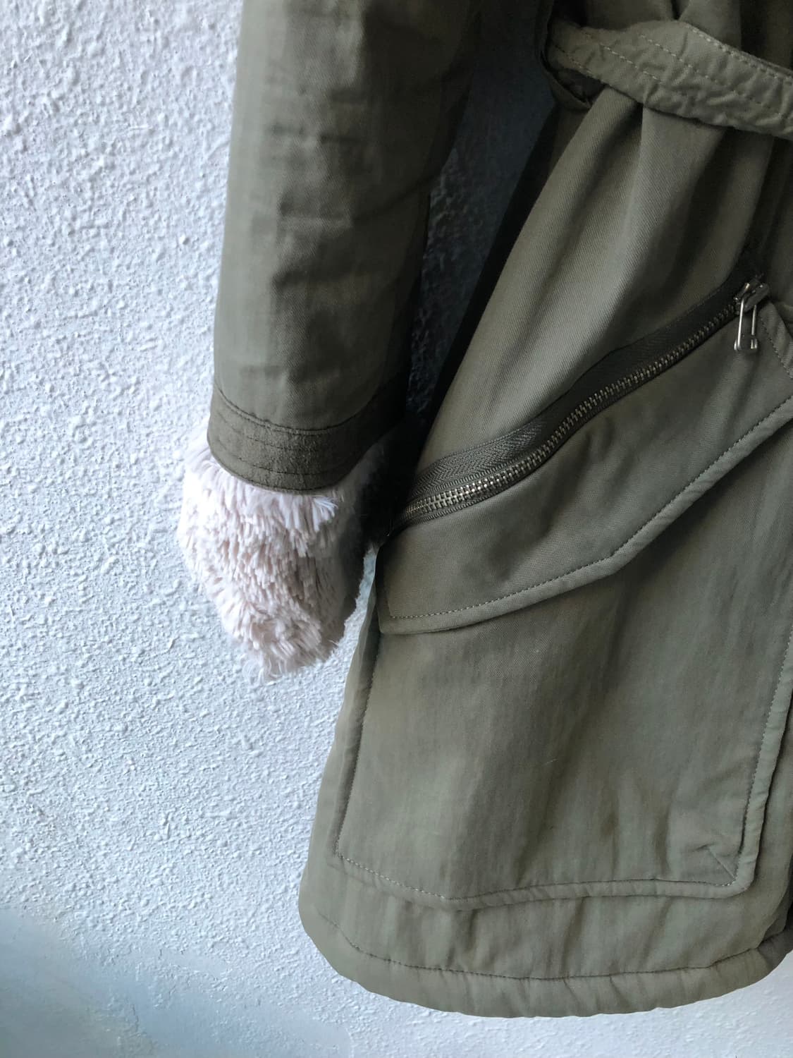 카키 털 야상 자켓 상품이미지2