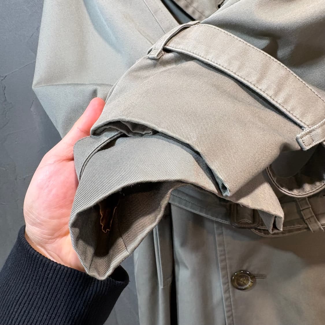 [40/S] BURBERRY 버버리 구형 더블 트렌치 코트 상품이미지3