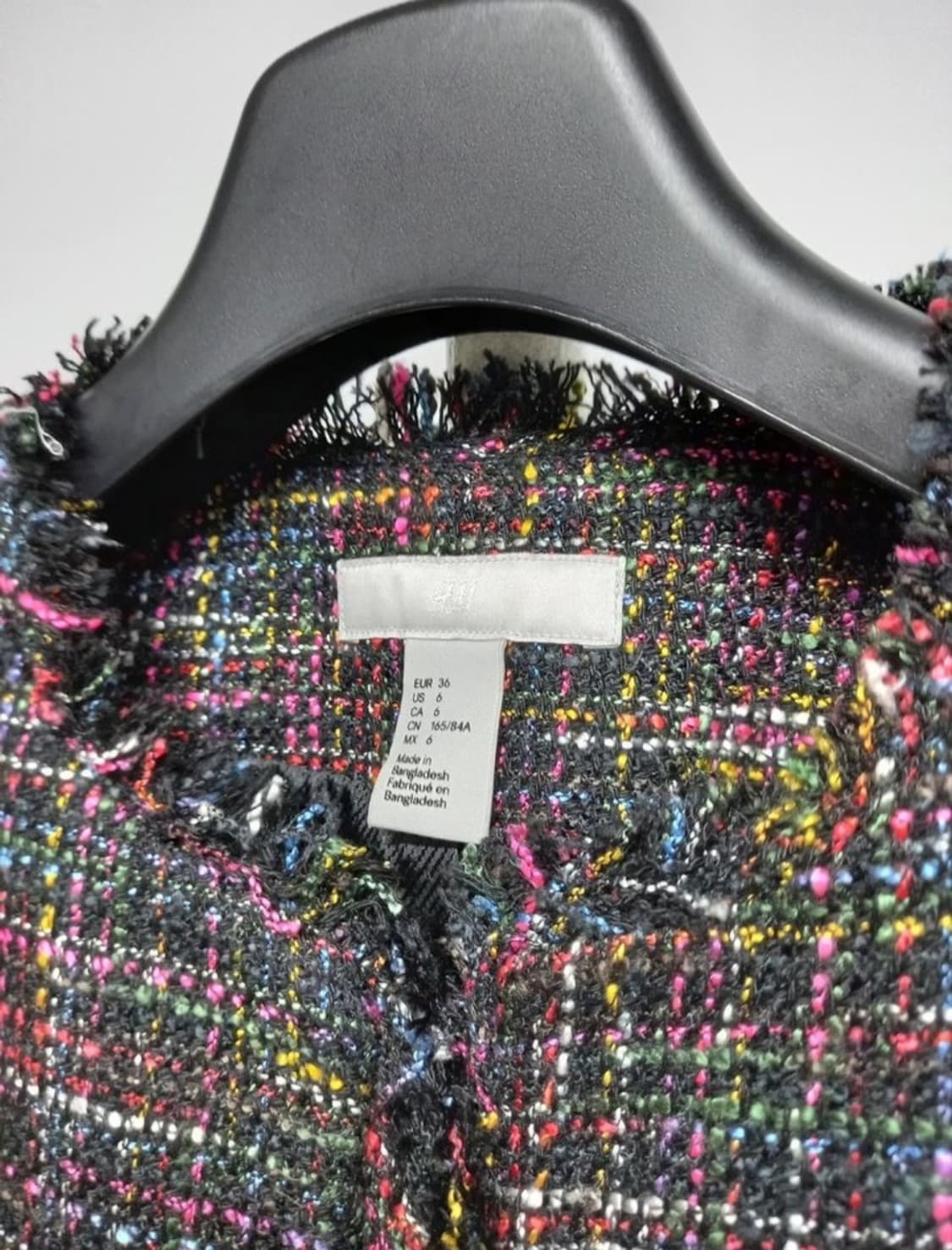 새 HM 춘추 트위드 숏 베스트 55 상품이미지6