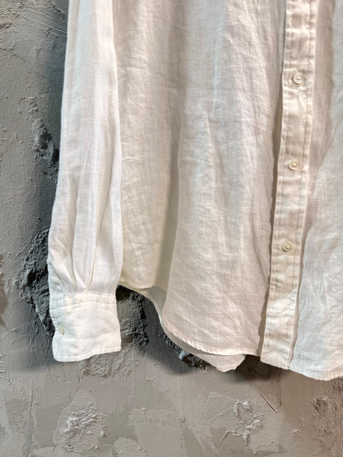 폴로랄프로렌 POLO 린넨 셔츠 아이보리 S 상품이미지2