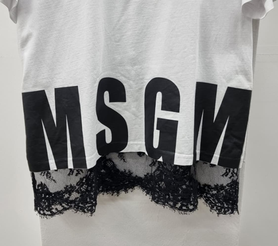 MSGM (44~55) 레이스 티셔츠 상품이미지3