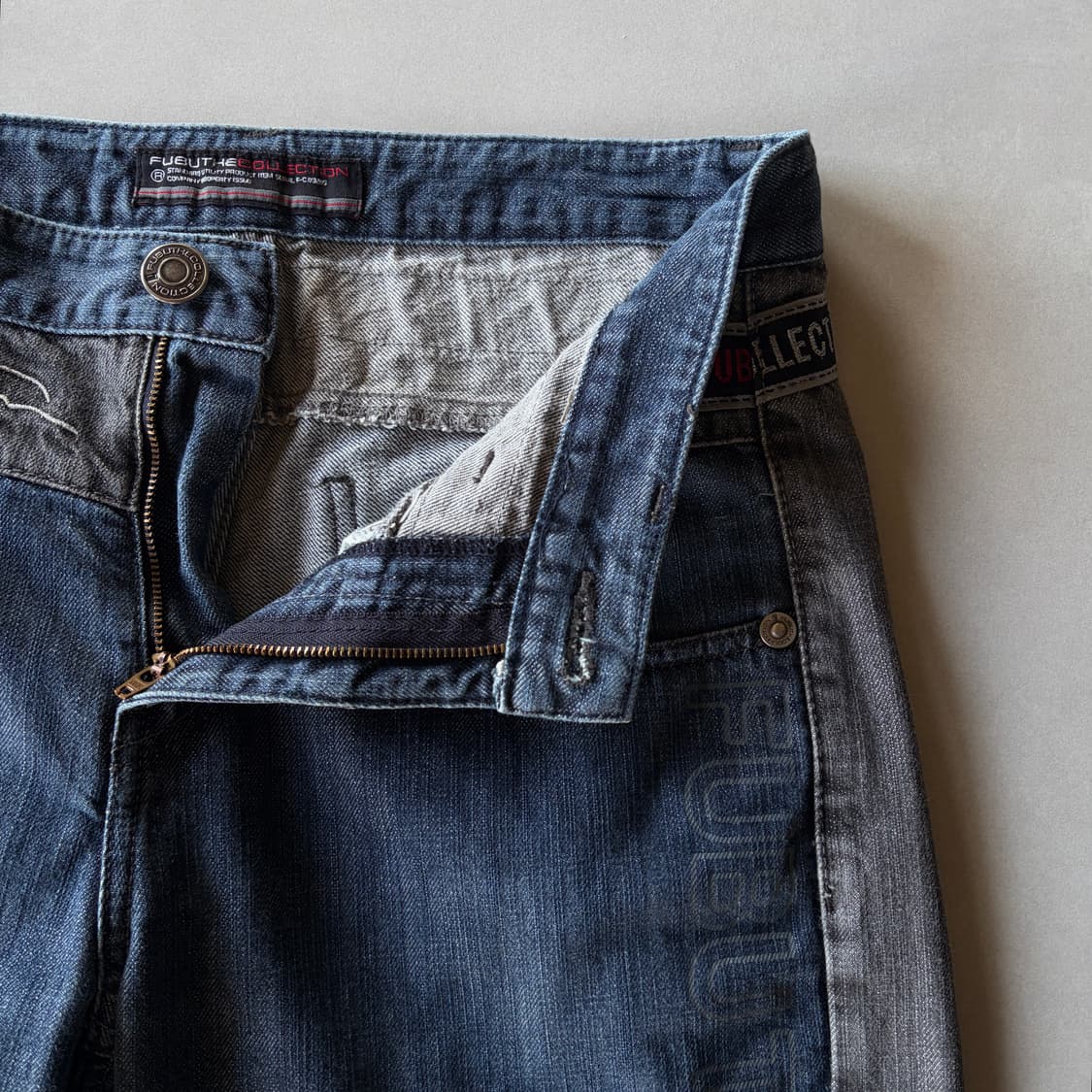 [30인치]FUBU 후부 올드스쿨 사이드라인 데님 팬츠 상품이미지7