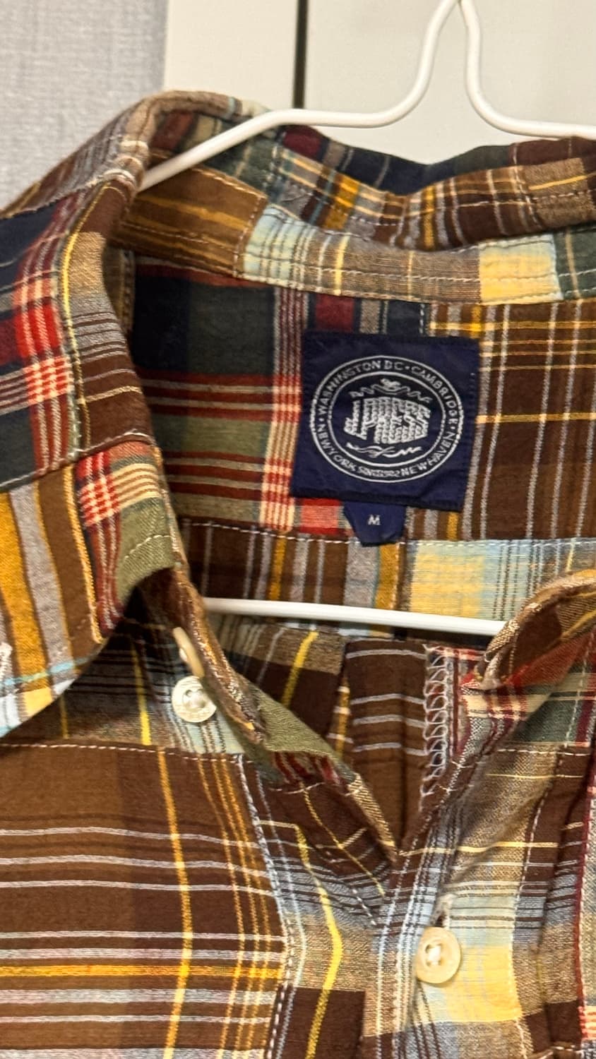 빈티지 체크셔츠 여성 사이즈 M 상품이미지2
