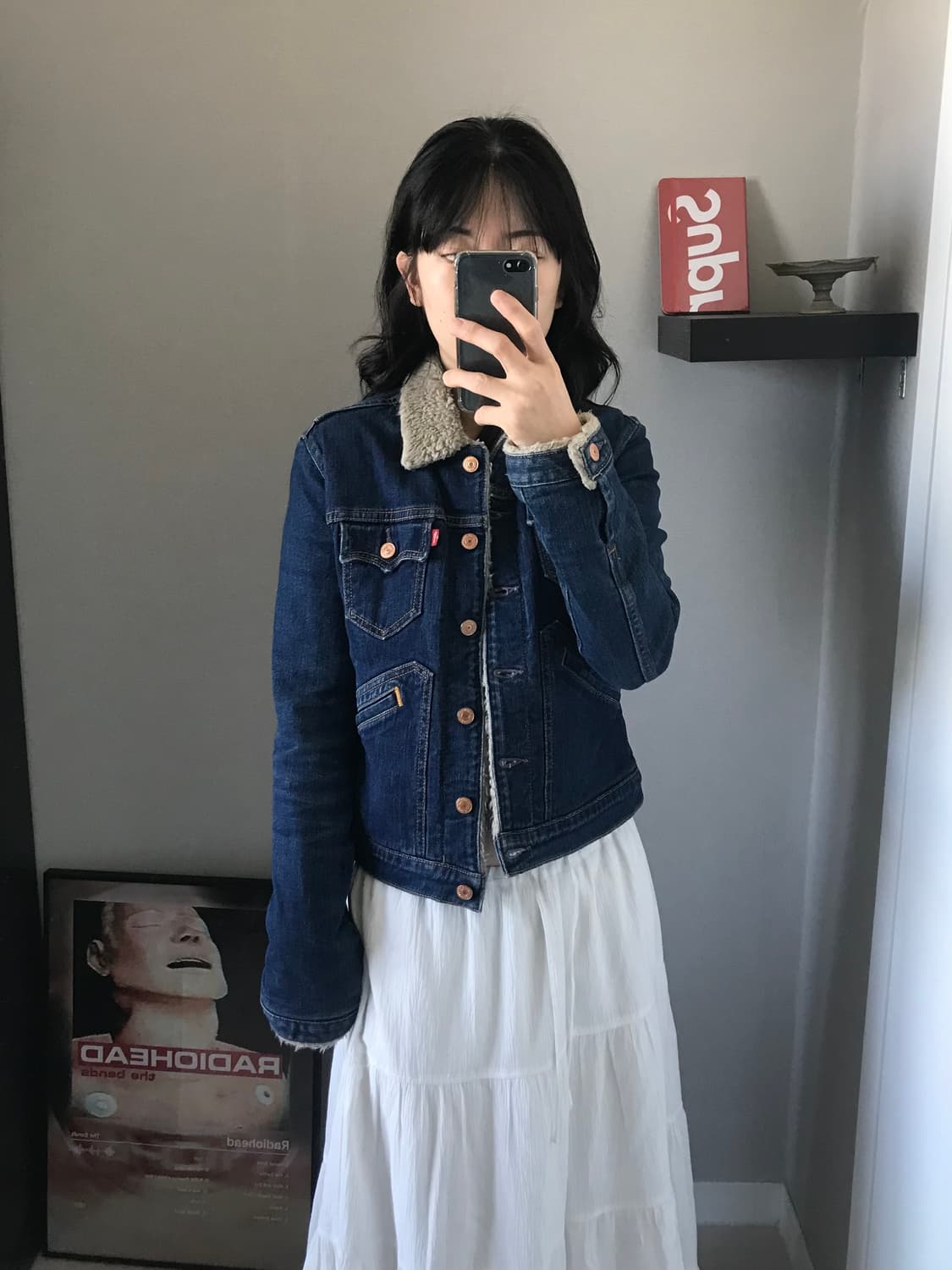 리바이스 진청 양털 쉐르파 자켓 상품이미지4