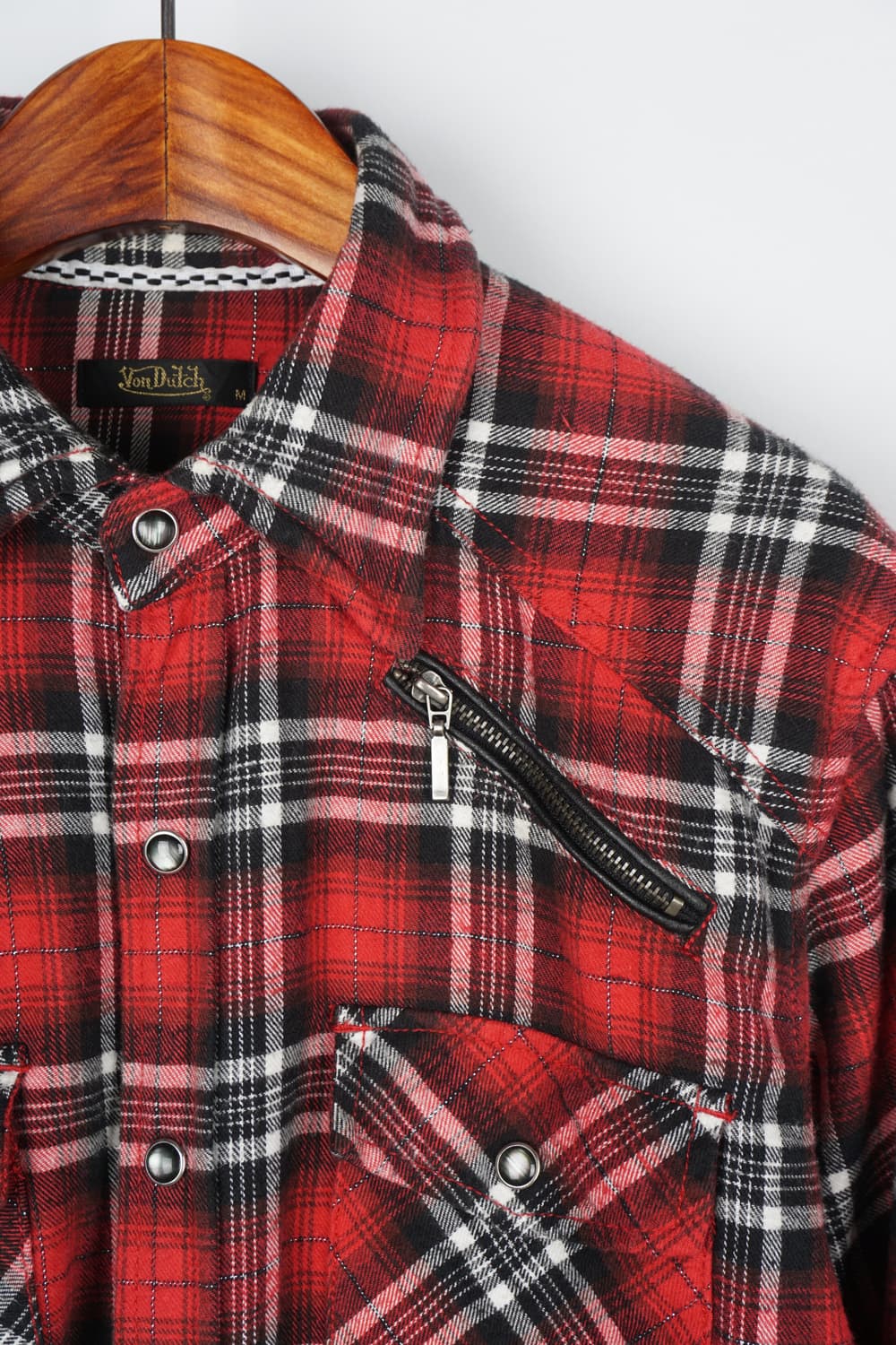  VON DUTCH plaid check western shirt 상품이미지2