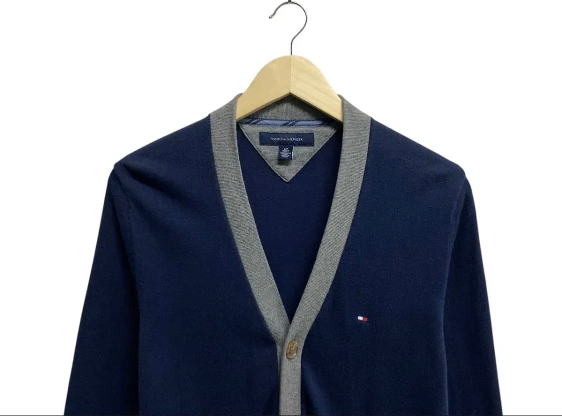 타미힐피거 넥포인트 브이넥 가디건 S 상품이미지2