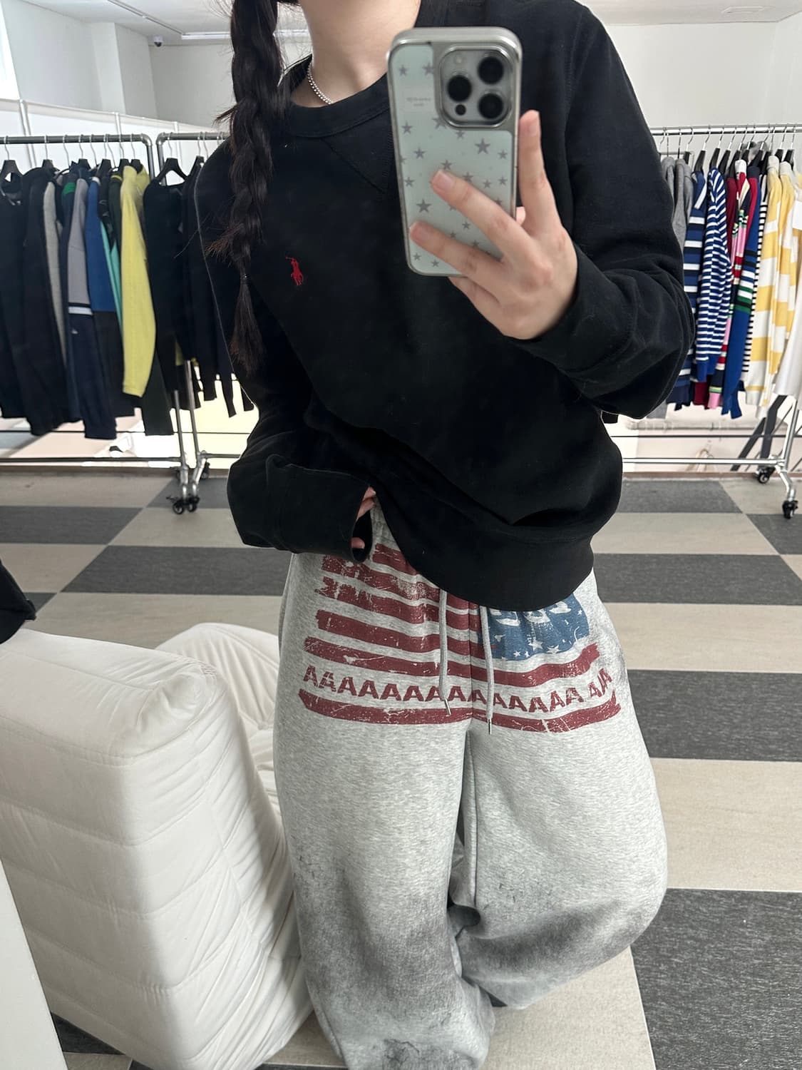 폴로 랄프로렌 블랙 맨투맨  상품이미지2