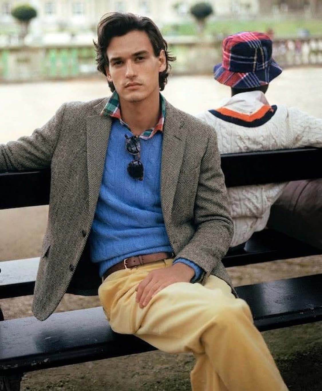 폴로 랄프로렌 이태리 헤링본 울 3roll2 스포츠 코트 자켓 상품이미지4