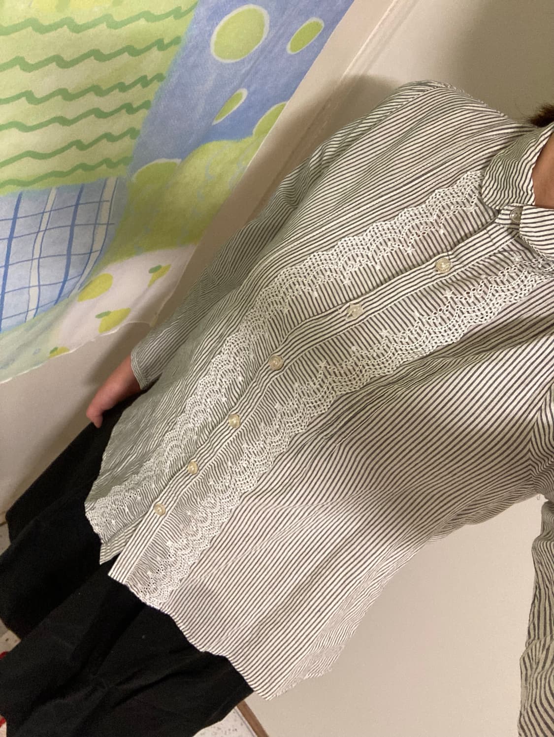 스프라이트 둥근카라 셔츠 상품이미지7