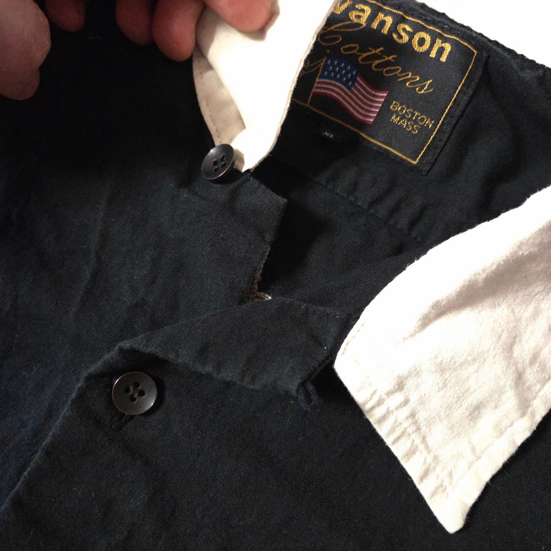 밴슨 레더스 반팔 셔츠 XL(일본) L(국내) 상품이미지6