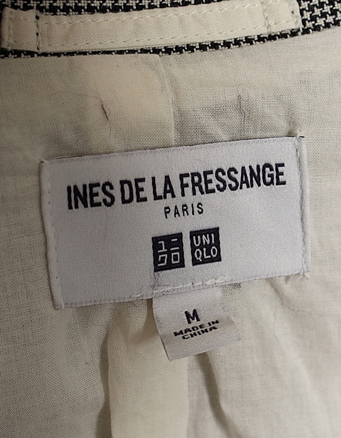 UQ x INES DE LA FRESSANGE Linen Blazer 상품이미지7