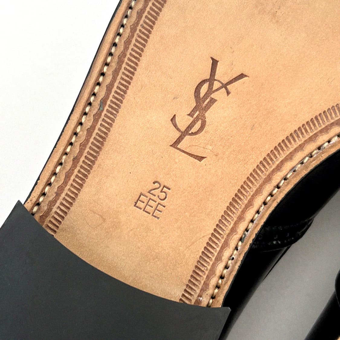 YSL 입생로랑 빈티지 블랙 레더 페니 테슬 로퍼 상품이미지9