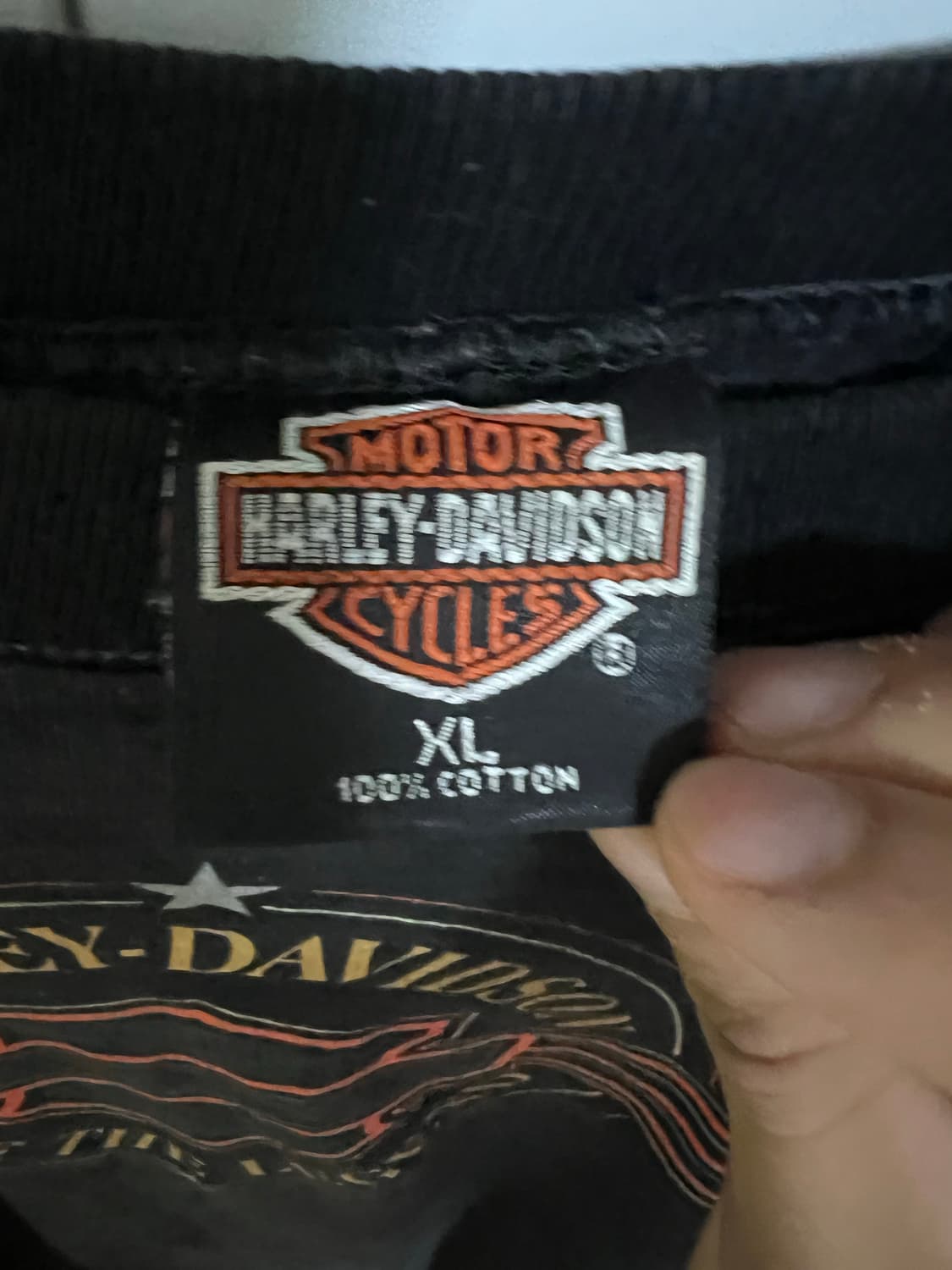 90s 할리데이비슨 롱슬리브 made in usa 상품이미지4