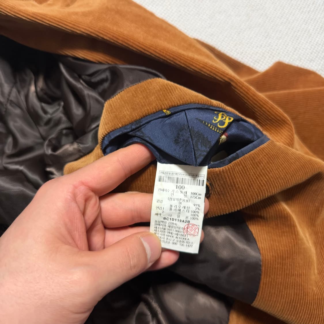 빈폴 브라운 코듀로이 블레이저 상품이미지4