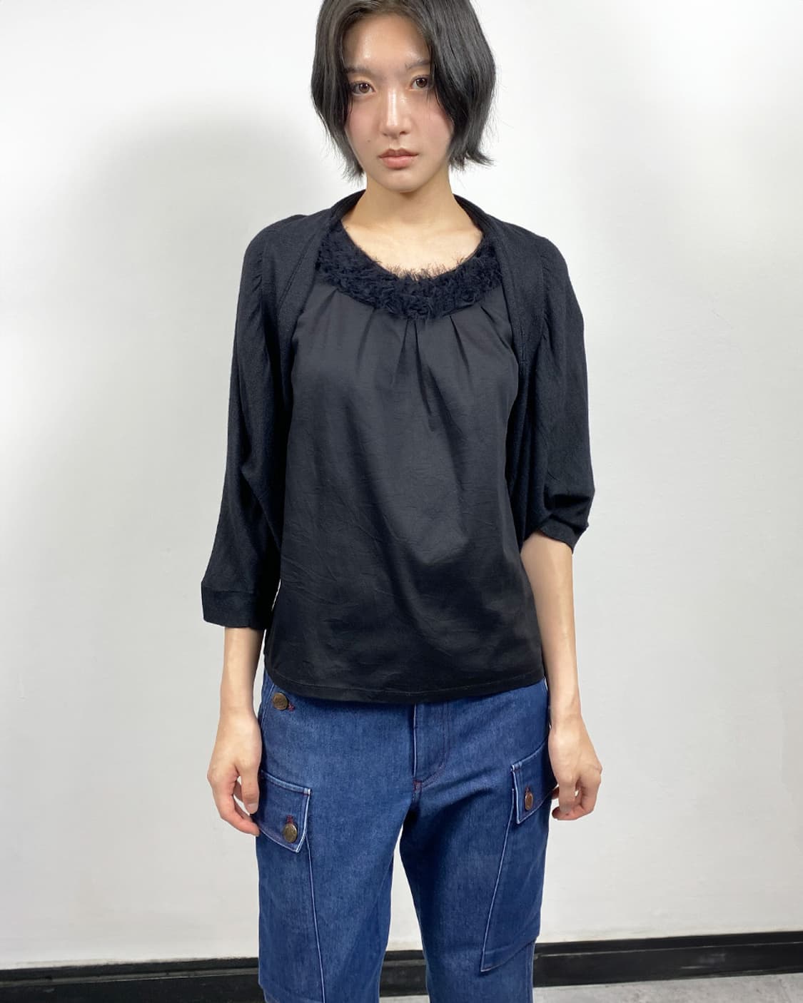 DKNY 벌룬 볼레로 상품이미지1