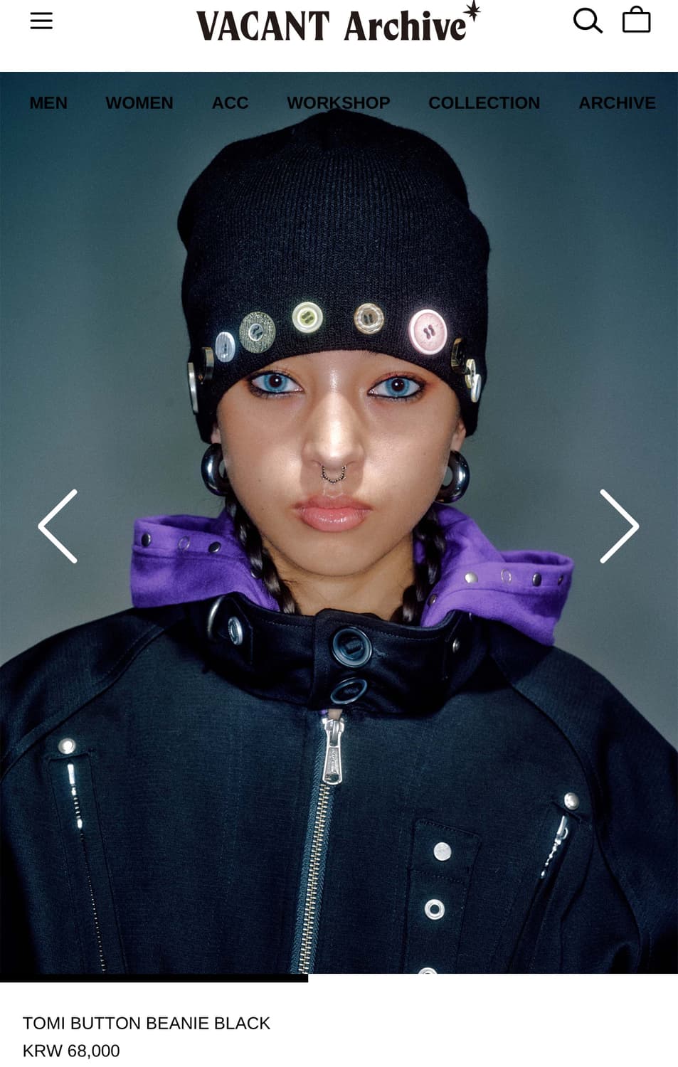 베이컨트 아카이브 비니 상품이미지1