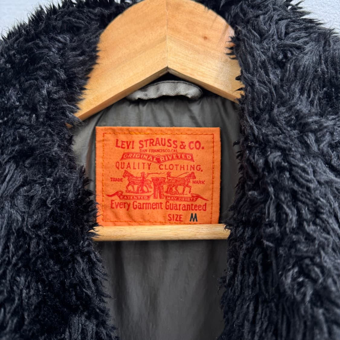 리바이스 제팬 폭스퍼 퀼팅 자켓 (M)  상품이미지6