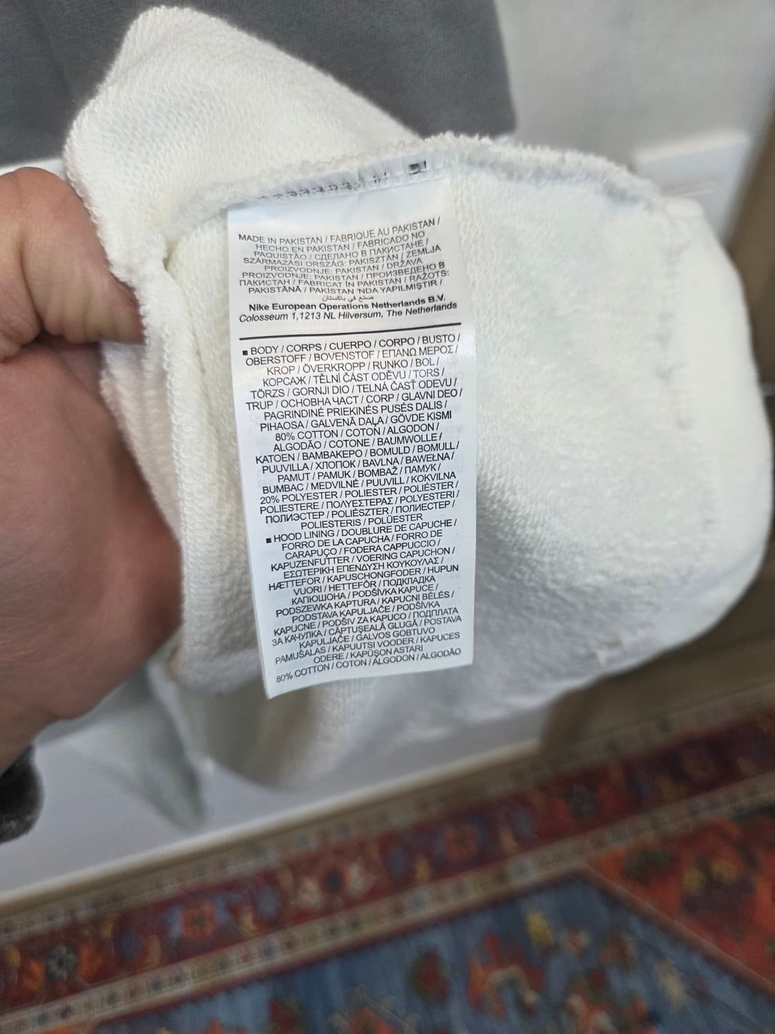 나이키 해외판 스탠다드핏 스웻 후드 원피스 m 상품이미지5